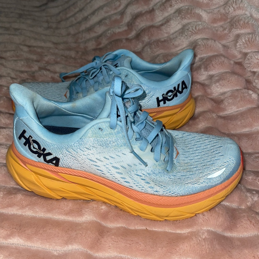HOKA RUNNING SHOES WOMEN SIZE 6.5 - Picture 1 of 7